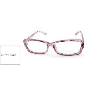   Plano Non Prescription Clear Lens Purple Glasses