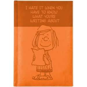  Peanuts Peppermint Patty Quote Orange Journal Diary, Fully 