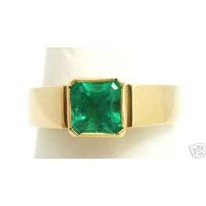  Colombian Emerald Ring .81 Cts Fine Quality Everything 