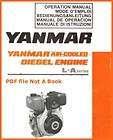 Yanmar Air Cooled Diesel Engines L A Operation Manual LA, L A L40AE 