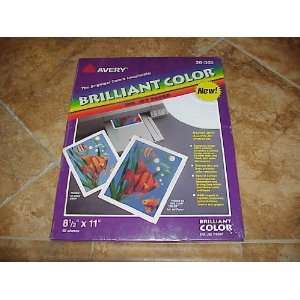  AVERY BRILLIANT COLOR INK JET PAPER 81/2X11 50 SHEETS 26 