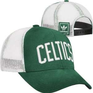  Boston Celtics Green adidas Originals Mesh Back Trucker 