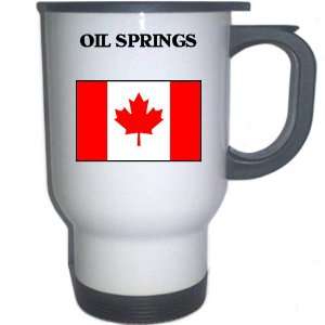  Canada   OIL SPRINGS White Stainless Steel Mug 