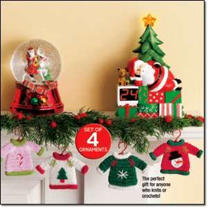  Avon Knit Sweater Ornaments (4)