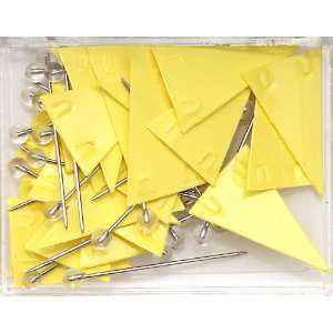  MAP FLAG/PENNANT YELLOW Toys & Games