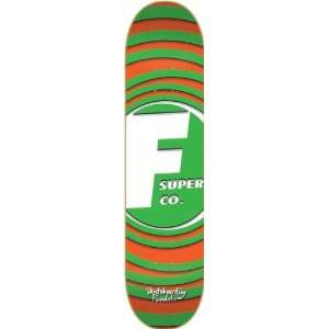  Foundation Super Rings Deck 8.12 Green Skateboard Decks 