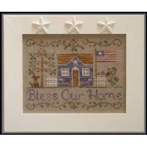  Bless Our Home   Cross Stitch Pattern Arts, Crafts 