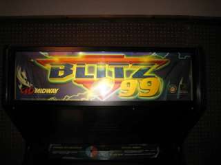   Blitz 2000 Gold Edition 4 Player Stand Up Arcade Game   Working Great
