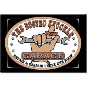   Garage Fridge Magnet: Repair and Despair Wrench: 3x2: Kitchen & Dining