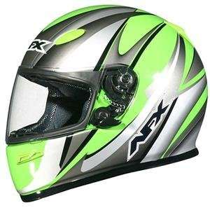  AFX FX 96 Helmet   Medium/Green Multi Automotive