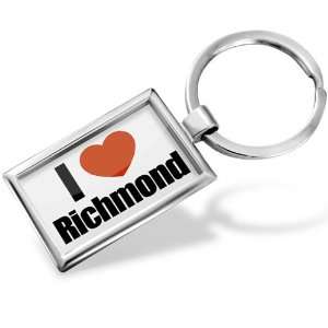 Keychain I Love Richmond region: Virginia, United States   Hand Made 
