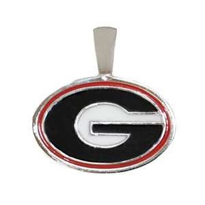  Georgia Bullddogs Sterling Silver G Logo Pendant 