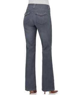 Not Your Daughters Jeans Petite Jeans, Back Flap Pocket Grey Wash 
