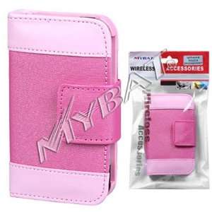  Pink Vertical Pouch Wallet Carry Bag For iPhone I Phone 