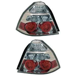 CHEVY AVEO 07 UP LED TAIL LIGHT ALL CHROME NEW