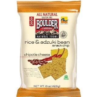 Boulder Canyon Rice & Adzuki Bean Snack Chip, Chipotle Cheese, 5 Ounce 
