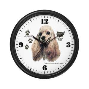  Wall Clock Cocker Spaniel from United States: Everything 