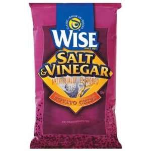 Wise Salt & Vinegar Potato Chips 7.75 oz (Pack of 6)  