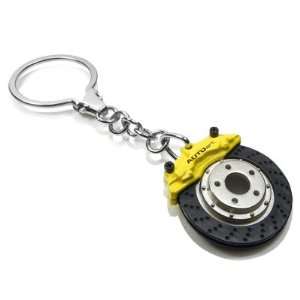   Caliper Racing Brake Disc Omega Shape Ring Key Chain: Automotive