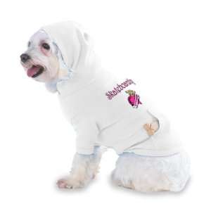  Skateboarding Princess Hooded T Shirt for Dog or Cat LARGE 