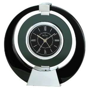    Moda Pivoting 7 1/2 Wide Bulova Table Clock: Home & Kitchen
