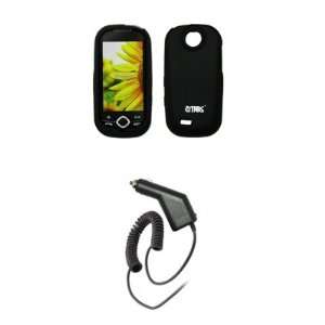   Cover + Car Charger (CLA) for Cricket Samsung Suede R710: Electronics