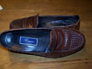   COLE HAAN BROWN PENNY LOAFERS 9 1/2 M MADE ITALY 100% HAPPY CUSTOMERS