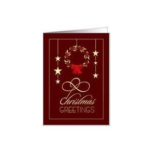  Christmas Greetings   Elegant Holiday Card Card Health 