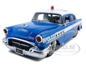 1955 BUICK CENTURY BLUE POLICE 1:26 CUSTOM  