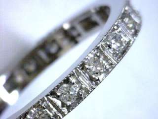 PLATINUM .50 CT. DIAMOND ETERNITY ANNIVERSARY BAND RING size 6 1/4 