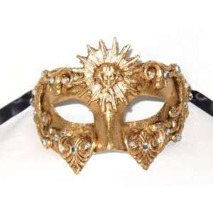   Paper Mache Colombina Barocco Sole Venetian Masquerade Mask: Home