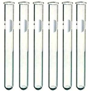 Pack   20x150mm Pyrex Glass Test Tubes with Rim and Marking Spot 
