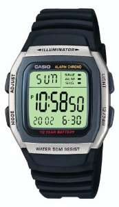  Casio W 96H 1AVES Mens Digital Black Watch: Watches