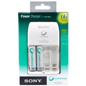  Sony Cycle Energy BCG34HLD2RN 1000 mAh Power Charger with 