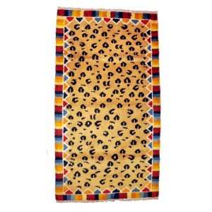 Cheetah Pattern Tibetan Meditation Rug 