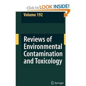  Reviews of Environmental Contamination and Toxicology 192 