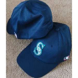   Med/Lg Seattle MARINERS Home Navy Blue Hat Cap Mesh 