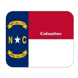  US State Flag   Columbus, North Carolina (NC) Mouse Pad 