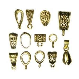  Cousin Beads Jewelry Basics Mix Bail Pack 13/Pkg 10mmx15mm 