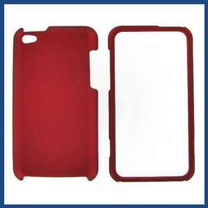  Apple iPod Touch 4 Red Rubber Protective Case: Camera 
