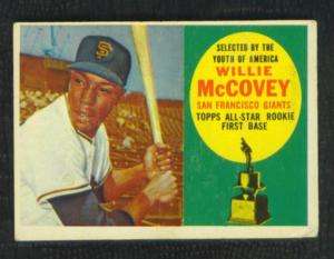 1960 TOPPS WILLIE McCOVEY A.S. ROOKIE !!  