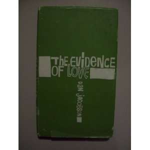  The Evidence Of Love Dan Jacobson Books