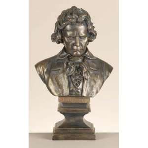  Bethoven 18 Tall Bronze Bust Statue