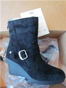 Ugg Gissella BLACK BOOTS Size 9/Euro 40 #5593  