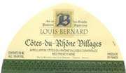 Louis Bernard Cotes du Rhone Villages 2001 