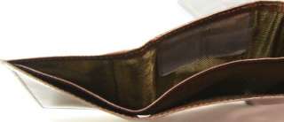 Trifold Quality Brown Leather Wallet Men ID Window 6 CC  