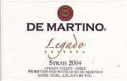 De Martino Legado Syrah 2004 