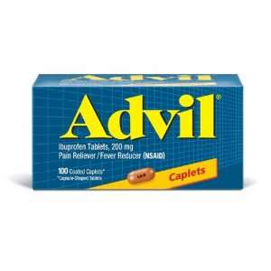  Advil Pain Reliever/Fever Reducer, 200 mg, Coated Caplets 