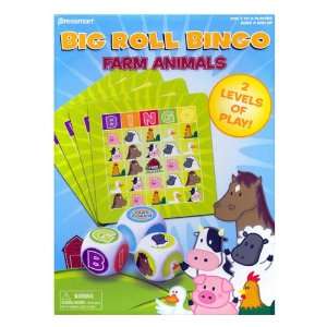 Big Roll Bingo: Farm Animals: Toys & Games
