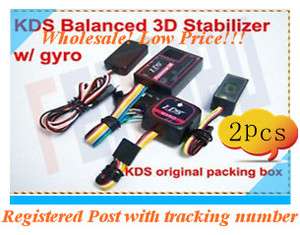 F00015 2 2X KDS Balancer 3D stabilizer w/ Gyro For TREX 450 500 